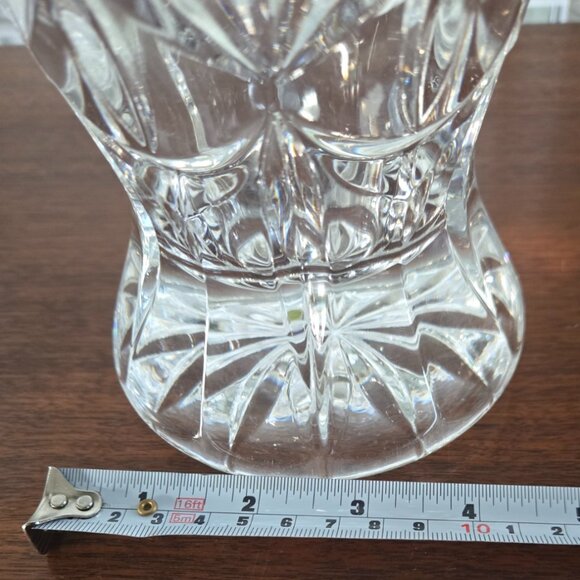 Cristal D'Arques France Tradition Vase, VTG Embossed Crystal Tall Vase 11.75" - Picture 13 of 13